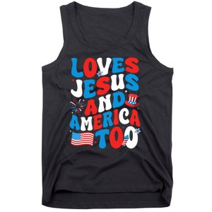 Patriotic Apparel Loves God America Too Perfect For July Tank Top