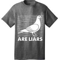 Pigeons Are Liars ArenT Real Spies Birds Pun T-Shirt