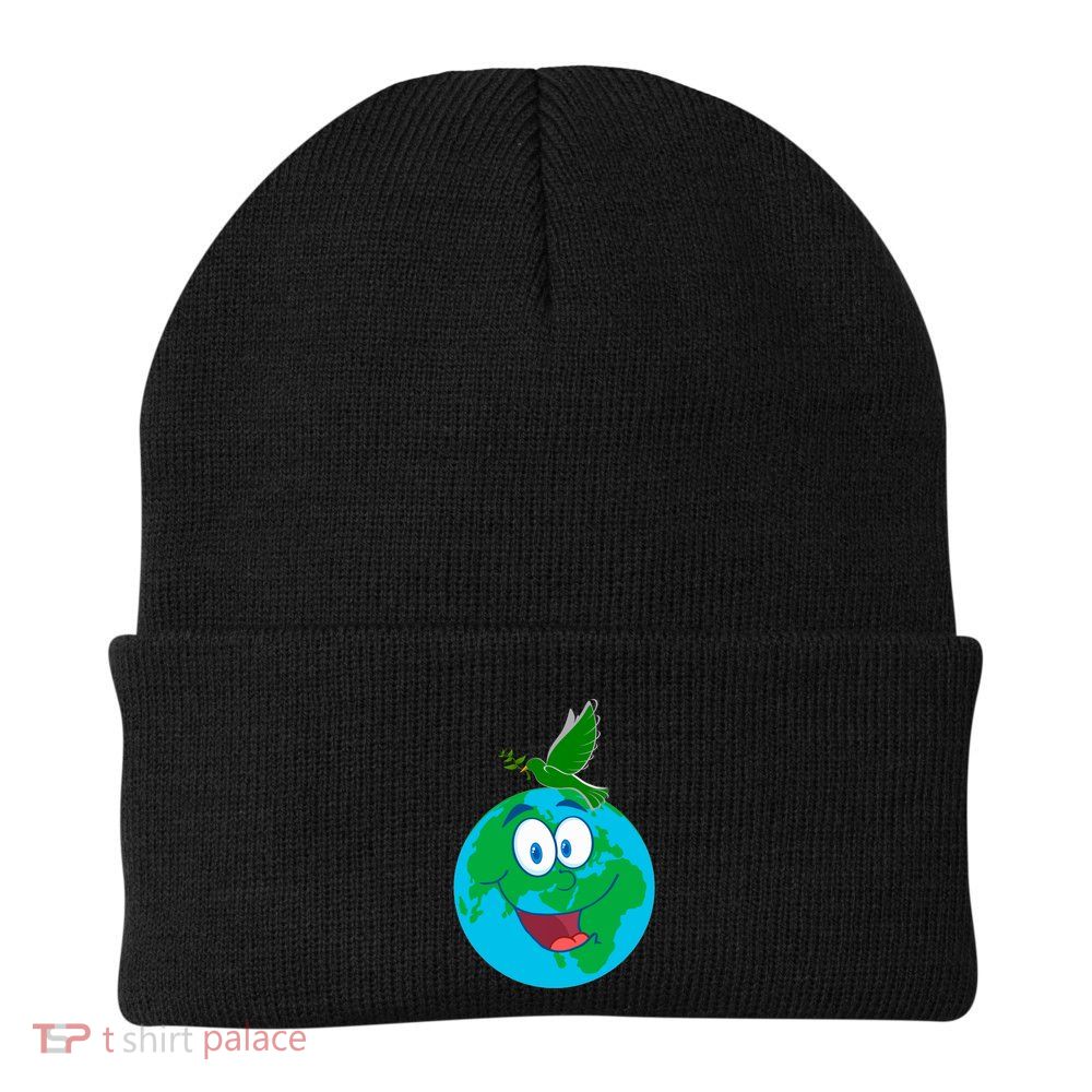 Peace And Love For The World Peace Sign Symbol Peace Ll Gift Knit Cap Winter Beanie