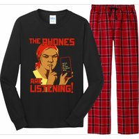 Phones Are Listening Privacy Awareness Long Sleeve Pajama Set