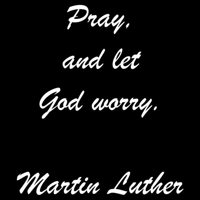 Pray And Let God Worry Martin Luther City Backpack