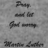Pray And Let God Worry Martin Luther Doggie Tank