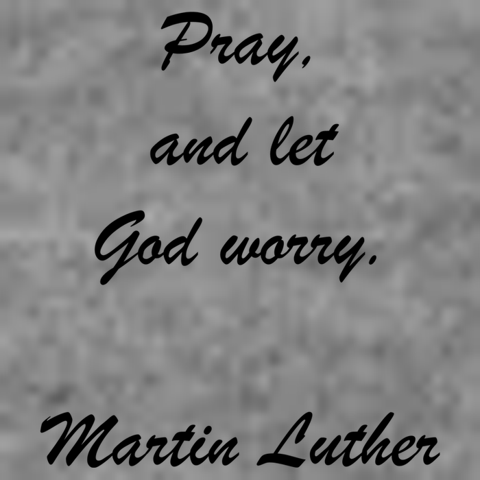 Pray And Let God Worry Martin Luther Doggie Tank