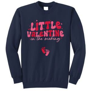 Pregnancy Announcement Little Valentine In The Making Tall Sweatshirt