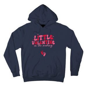 Pregnancy Announcement Little Valentine In The Making Tall Hoodie