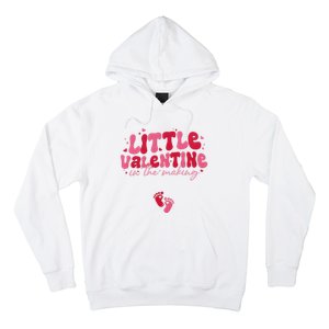 Pregnancy Announcement Little Valentine In The Making Hoodie