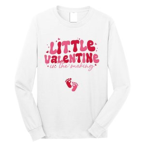 Pregnancy Announcement Little Valentine In The Making Long Sleeve Shirt