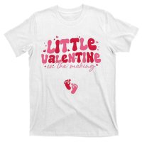 Pregnancy Announcement Little Valentine In The Making T-Shirt