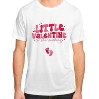 Pregnancy Announcement Little Valentine In The Making Adult ChromaSoft Performance T-Shirt