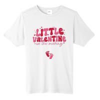 Pregnancy Announcement Little Valentine In The Making Tall Fusion ChromaSoft Performance T-Shirt