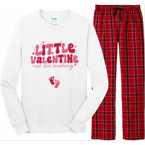 Pregnancy Announcement Little Valentine In The Making Long Sleeve Pajama Set