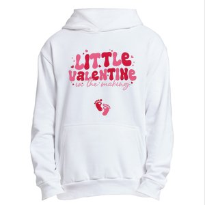 Pregnancy Announcement Little Valentine In The Making Urban Pullover Hoodie