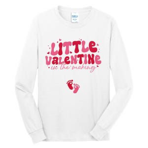 Pregnancy Announcement Little Valentine In The Making Tall Long Sleeve T-Shirt