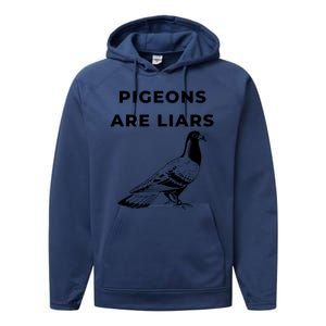 Pigeons Are Liars Performance Fleece Hoodie