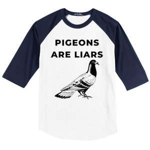 Pigeons Are Liars Baseball Sleeve Shirt