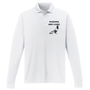 Pigeons Are Liars Performance Long Sleeve Polo