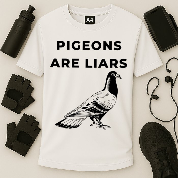 Pigeons Are Liars Cooling Performance Crew T-Shirt