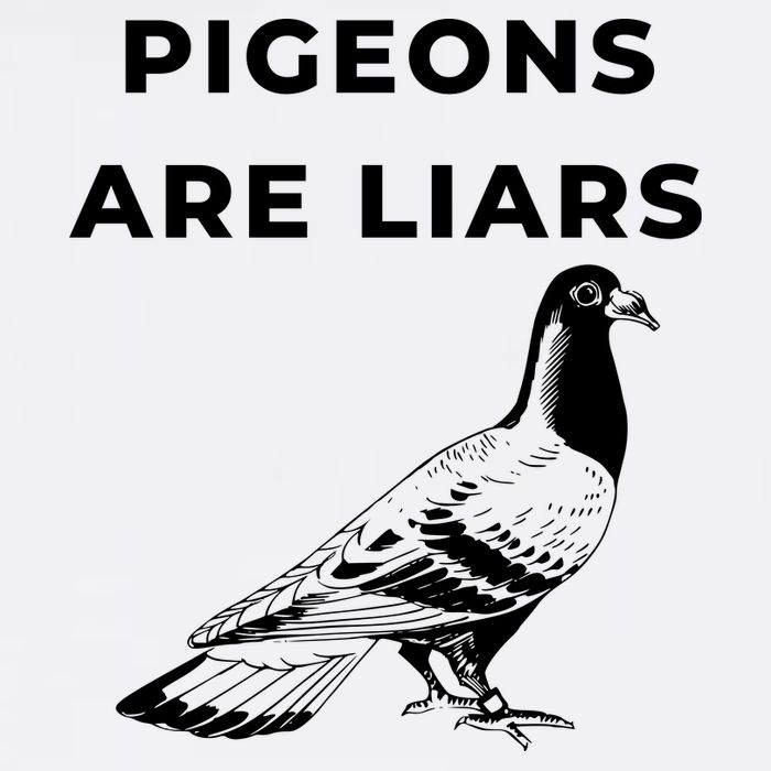 Pigeons Are Liars Apron
