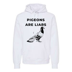 Pigeons Are Liars Premium Hoodie