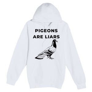 Pigeons Are Liars Premium Pullover Hoodie