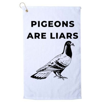 Pigeons Are Liars Golf Towel