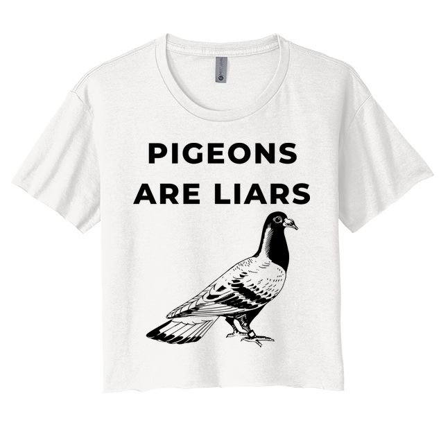 Pigeons Are Liars Crop Top
