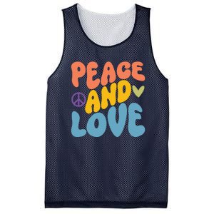 Peace And Love Hippie Mesh Reversible Basketball Jersey Tank