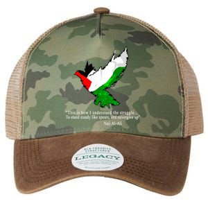 Palestine Flag Eagle Dove Naji Al-Ali Legacy Tie Dye Trucker Hat