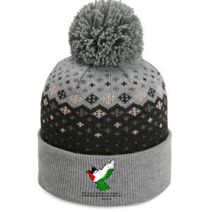 Palestine Flag Eagle Dove Naji Al-Ali The Baniff Cuffed Pom Beanie