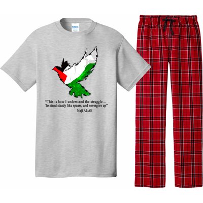 Palestine Flag Eagle Dove Naji Al-Ali Pajama Set