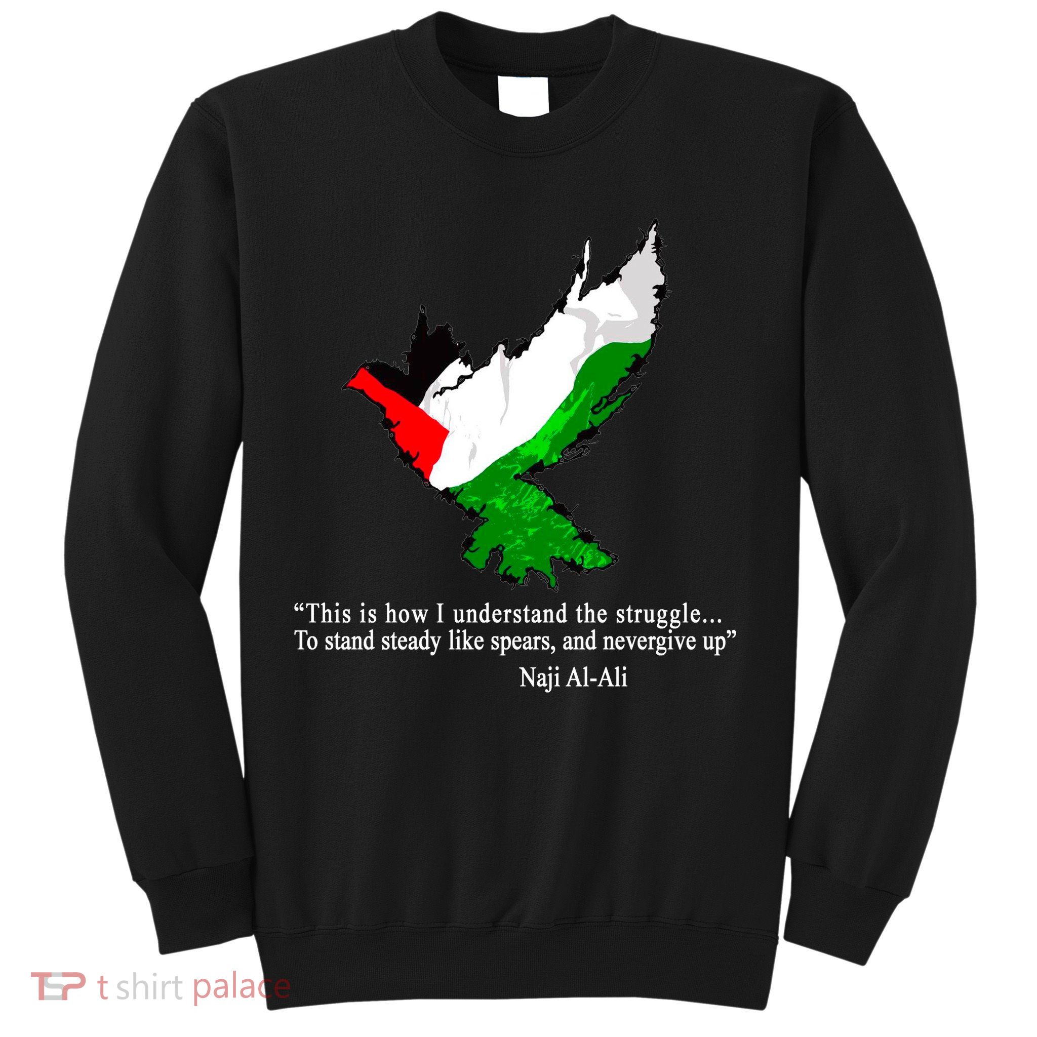 Palestine Flag Eagle Dove Naji Al-Ali Sweatshirt
