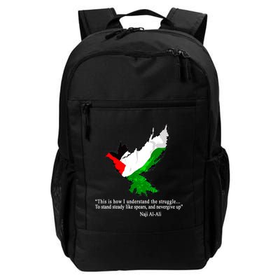 Palestine Flag Eagle Dove Naji Al-Ali Backpack