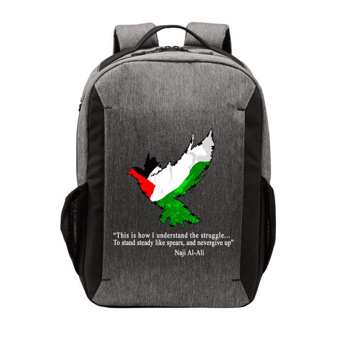 Palestine Flag Eagle Dove Naji Al-Ali Vector Backpack