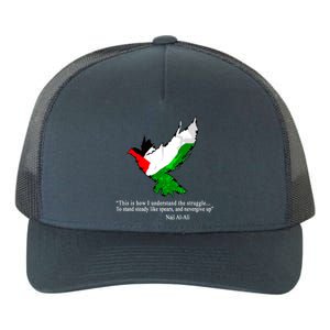 Palestine Flag Eagle Dove Naji Al-Ali Yupoong Adult 5-Panel Trucker Hat