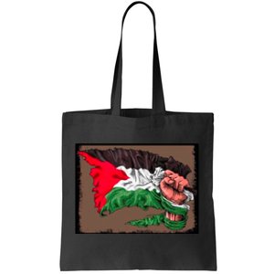 Palestine Raised Fist Free Palestine Tote Bag