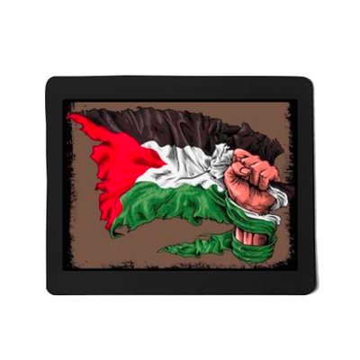 Palestine Raised Fist Free Palestine Mousepad