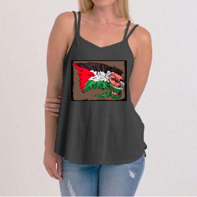 Palestine Raised Fist Free Palestine Women's Strappy Tank