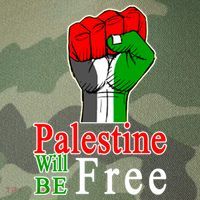 Palestine Will Be Free Raised Fist Legacy Tie Dye Trucker Hat