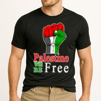 Palestine Will Be Free Raised Fist Cooling Performance Crew T-Shirt