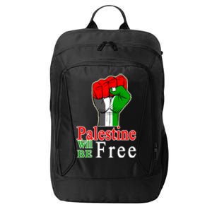 Palestine Will Be Free Raised Fist City Backpack