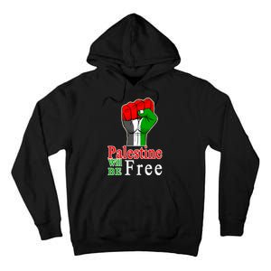 Palestine Will Be Free Raised Fist Tall Hoodie