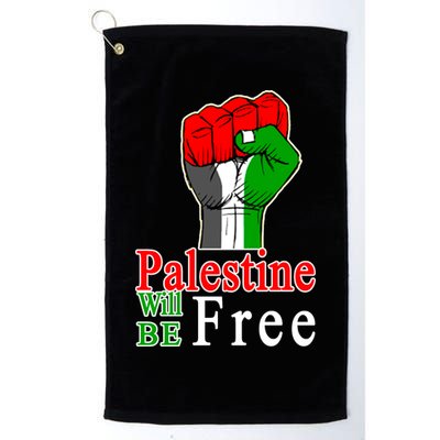 Palestine Will Be Free Raised Fist Golf Towel