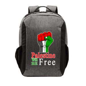 Palestine Will Be Free Raised Fist Vector Backpack