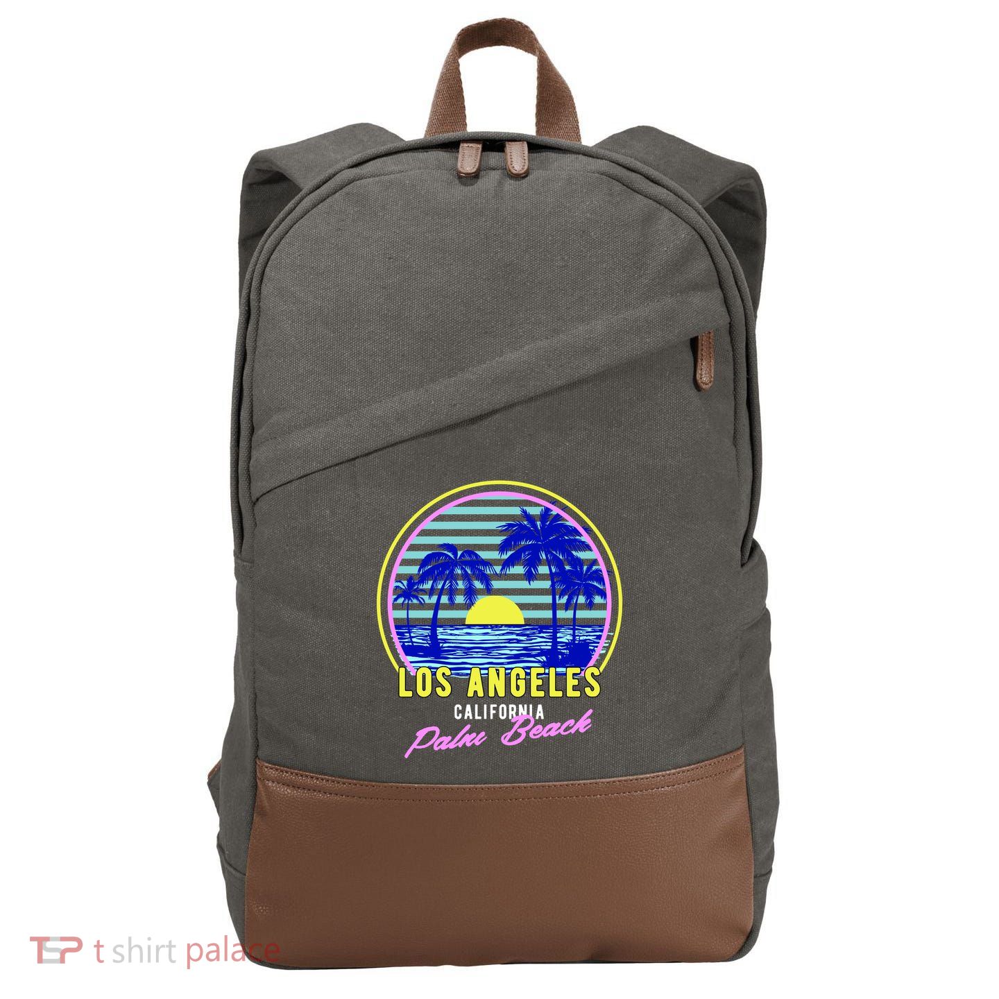 Palm Beach Cotton Canvas Backpack