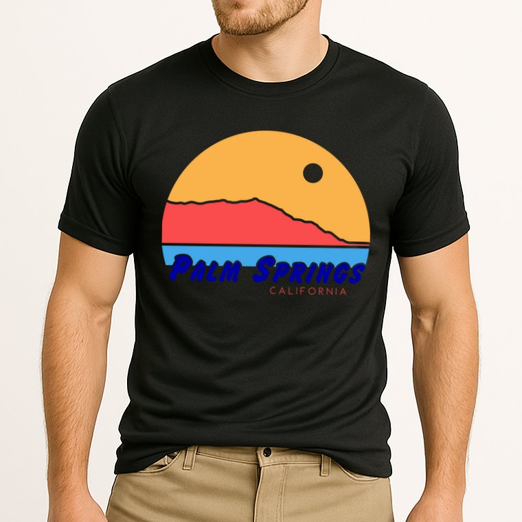 Palm Springs California Cooling Performance Crew T-Shirt