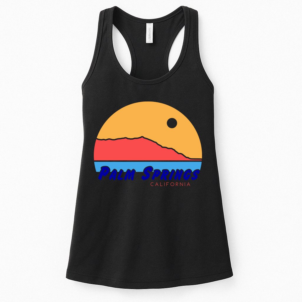 Palm Springs California Womens Tank Top