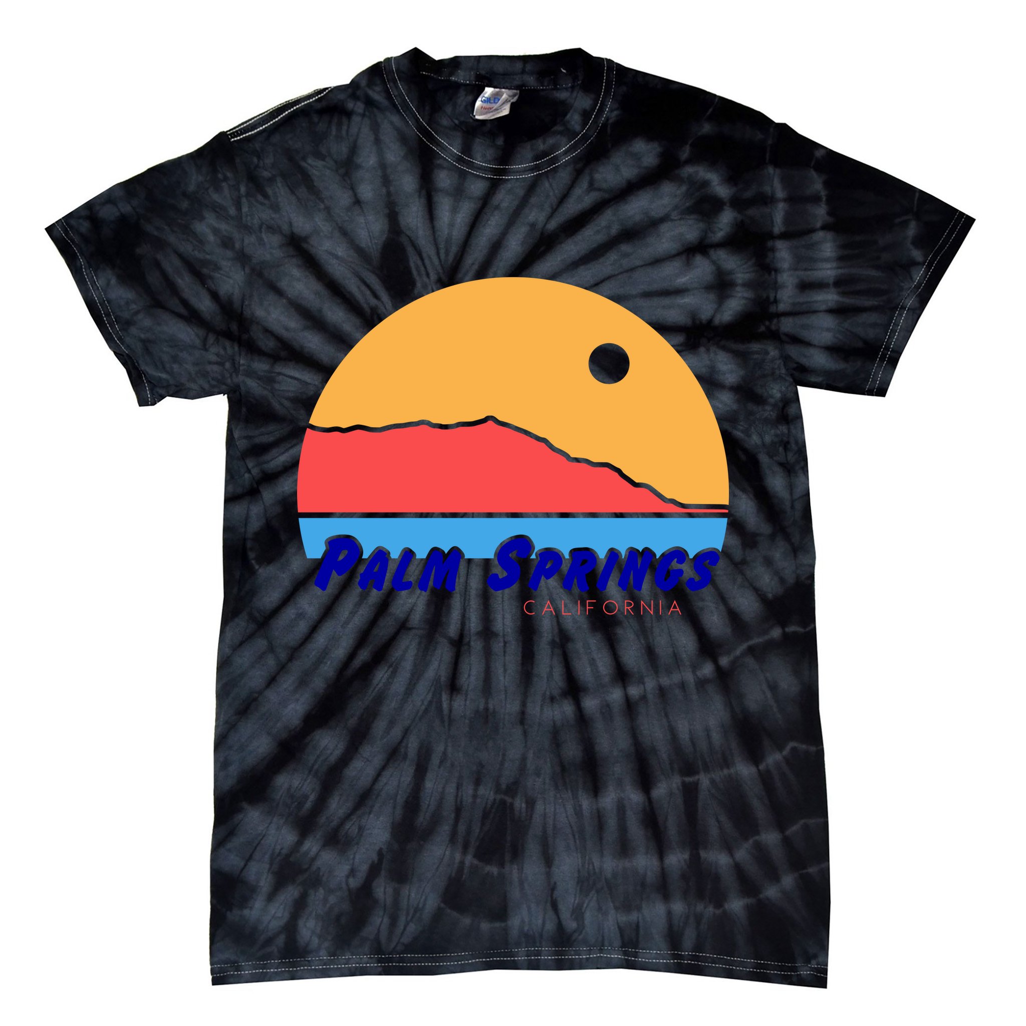 Palm Springs California Tie-Dye T-Shirt