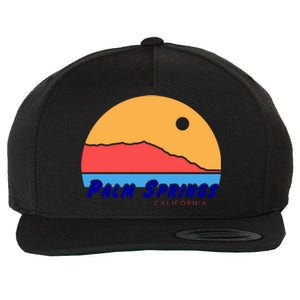 Palm Springs California Wool Snapback Cap