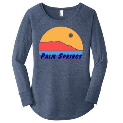 Palm Springs California Women's Perfect Tri Tunic Long Sleeve Shirt