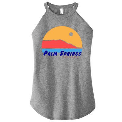 Palm Springs California Women’s Perfect Tri Rocker Tank